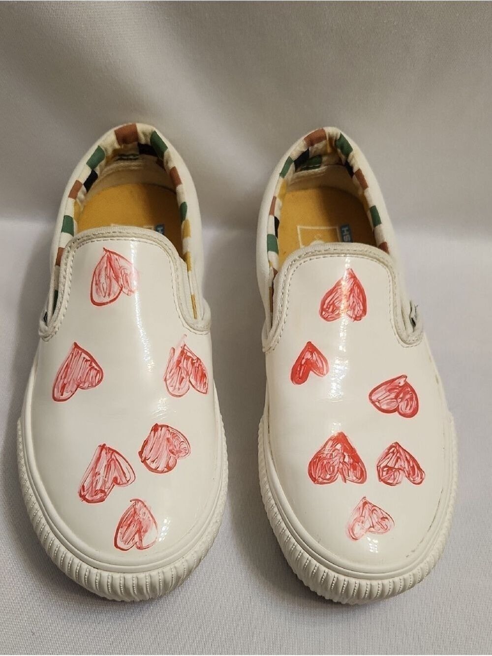 Vans × Karina Rozunko Heart Slip-on Platform Sneakers (W Size 5.5) - Picture 4 of 14